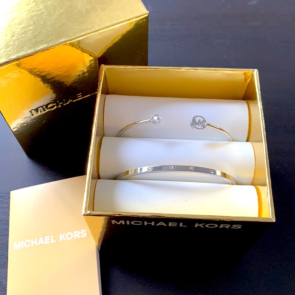 Michael Kors Silver Cuff Bracelets